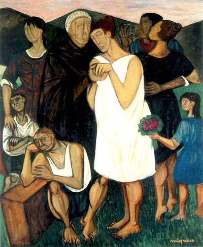Partenza dell'emigrante di Giuseppe Migneco